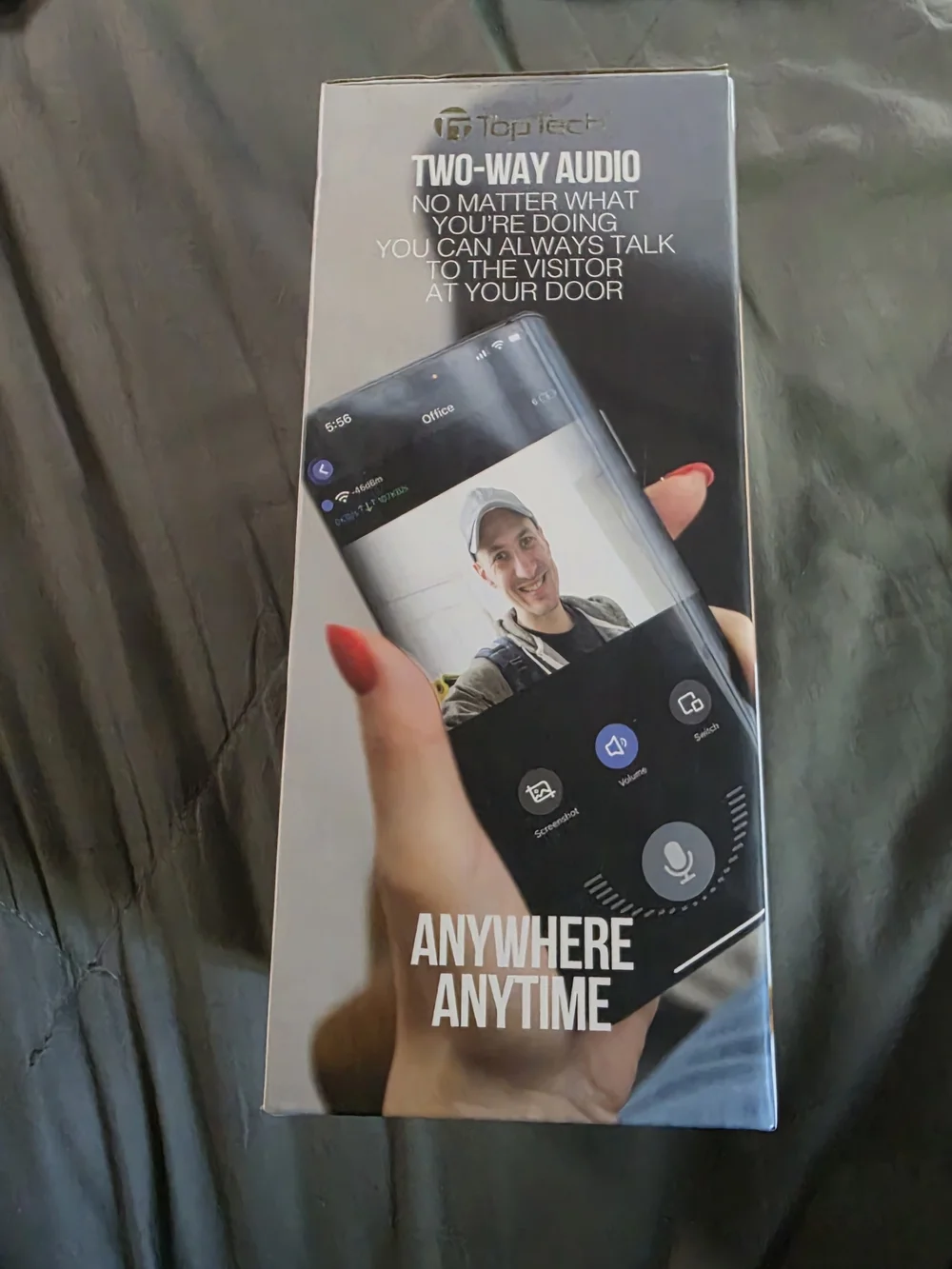 Wireless HD Doorbell Camera - Black